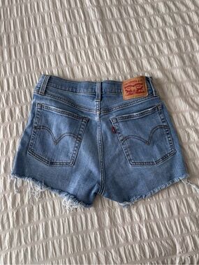 Levi's Light Blue High Waisted Shorts